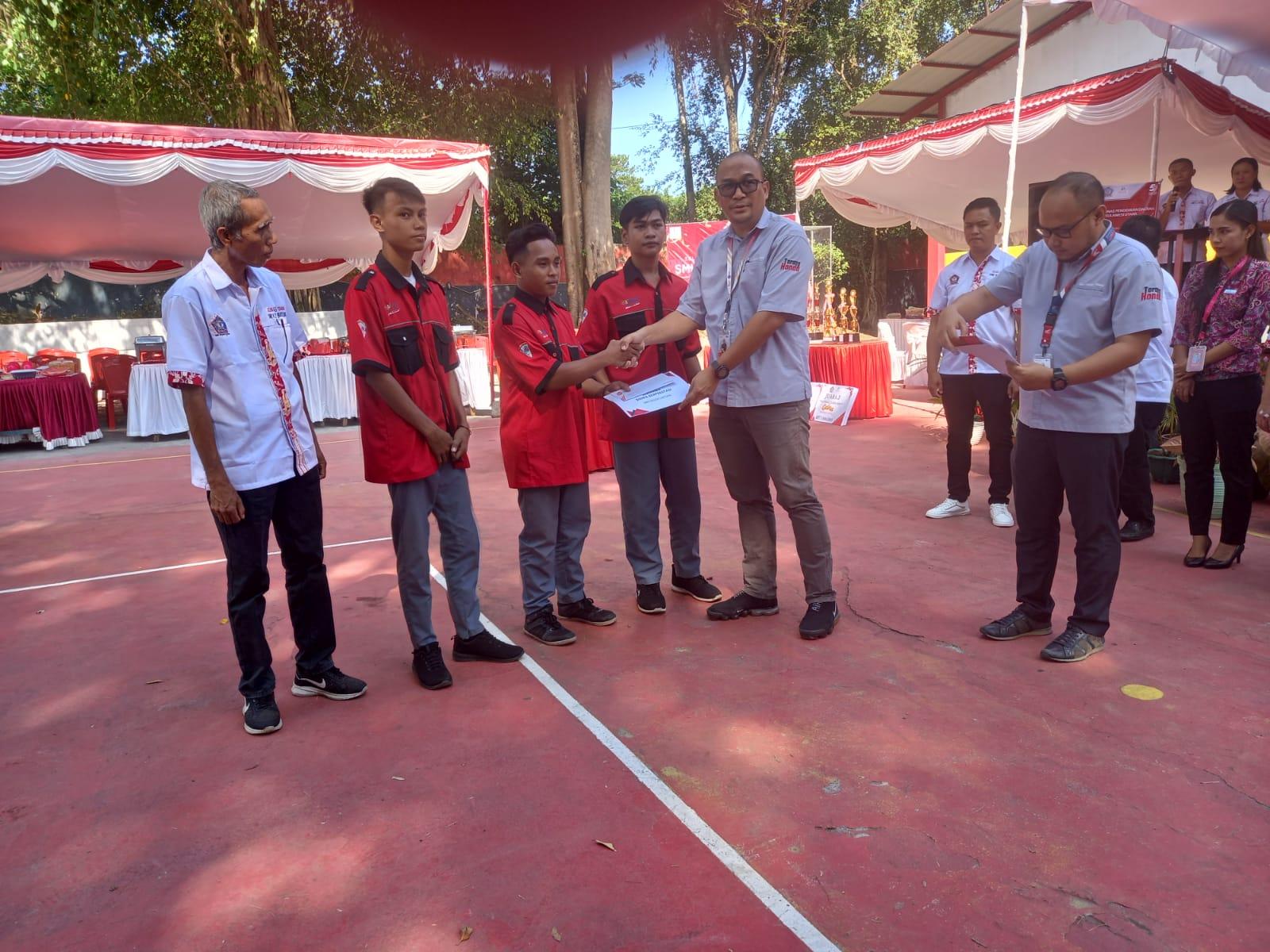 Honda DAW Gandeng SMK Negeri 2 Bitung, Kembangkan Pendidikan Vokasi