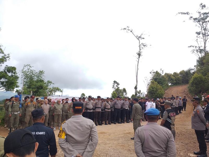Pemkab Bolsel Bersama Operasi Gabungan Lakukan Penertiban Tambang Ilegal di Kawasan HPT Dumagin