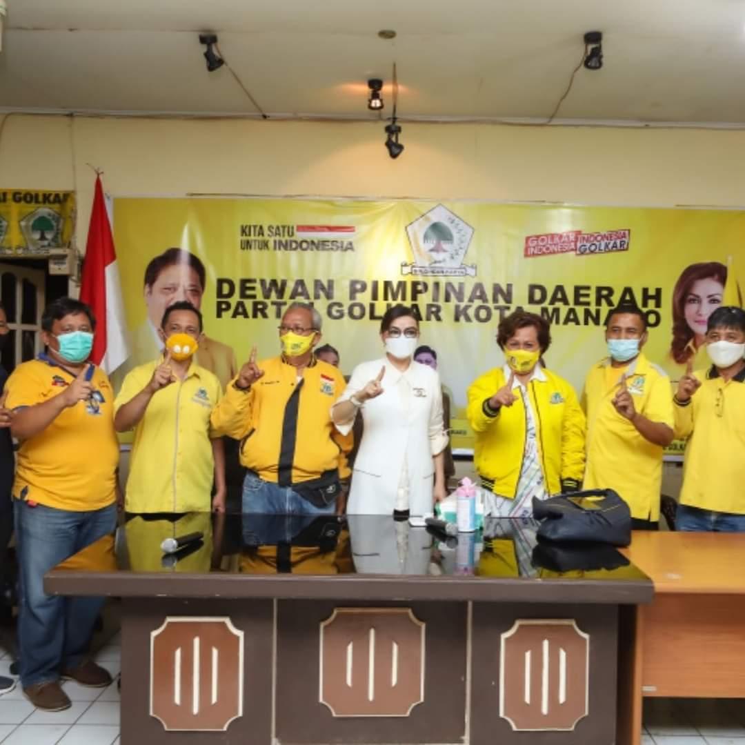 Resmi Ditetapkan KPU, Partai Golkar Dapat 5 Kursi di DPRD Manado Sulawesi Utara