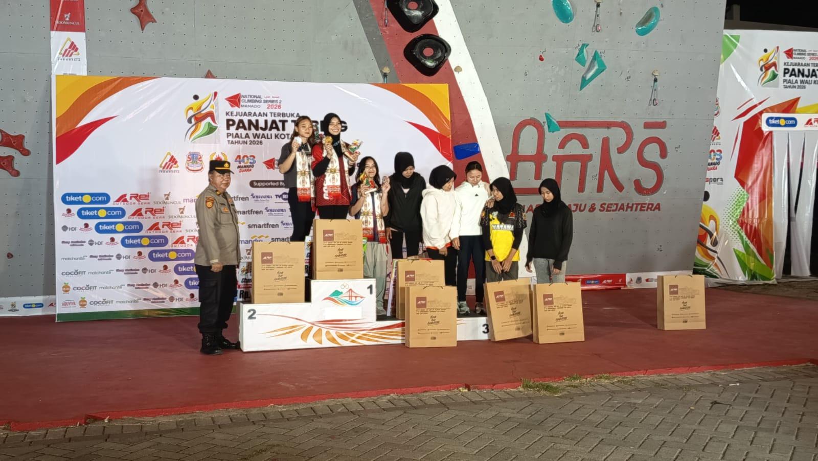Daftar Lengkap Nama Pemenang National Series 2 Panjat Tebing Piala Wali Kota Manado 2026 - Tribunmanado.co.id