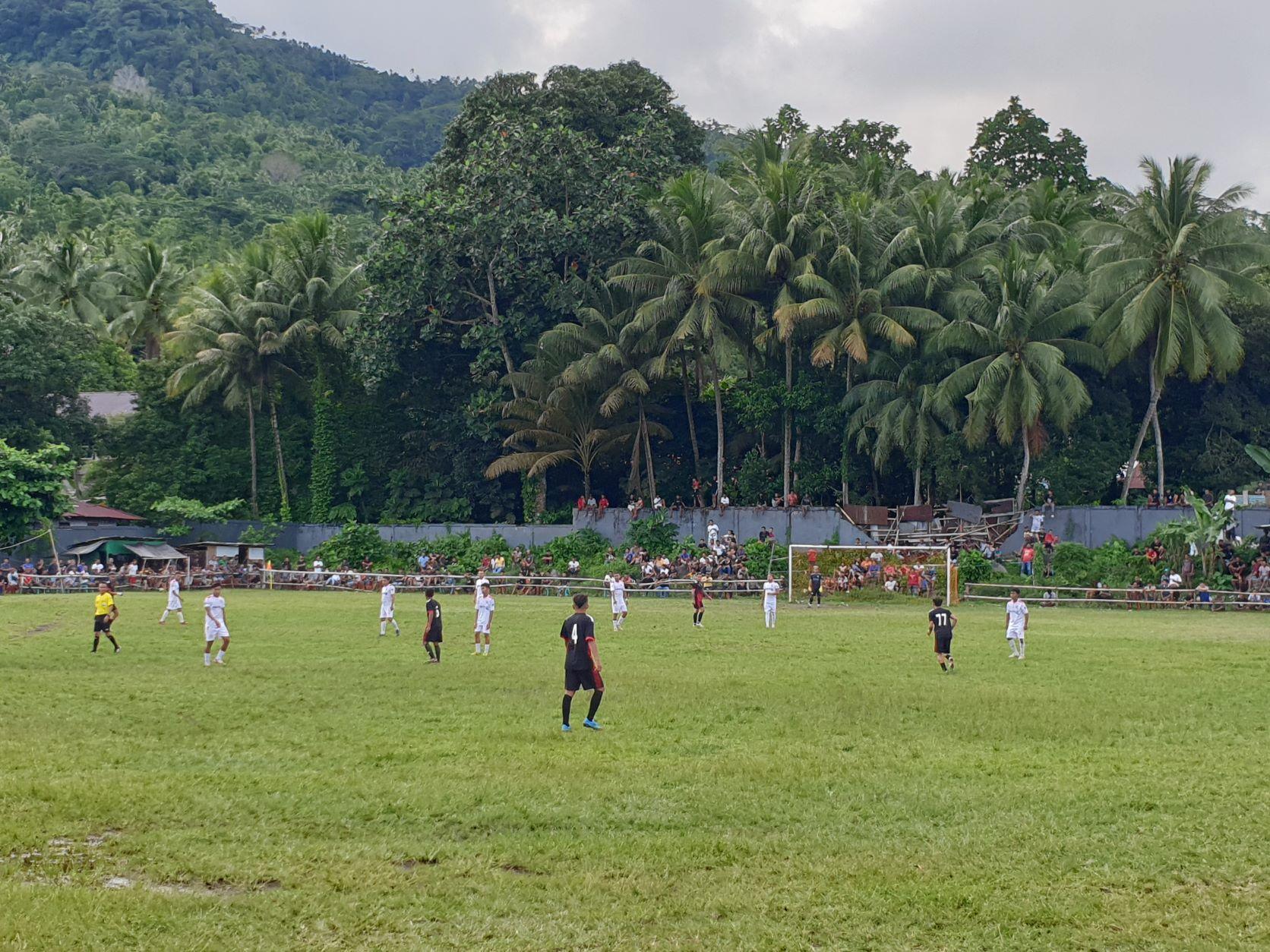 Turnamen Sepak Bola Bupati Cup 2022 di Kepulauan Sitaro Sulawesi Utara Masuki Babak Semifinal