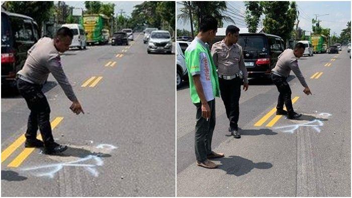 Kecelakaan Maut, Seorang Pemotor Tewas, Motor Oleng Lalu Korban Tertabrak Bus