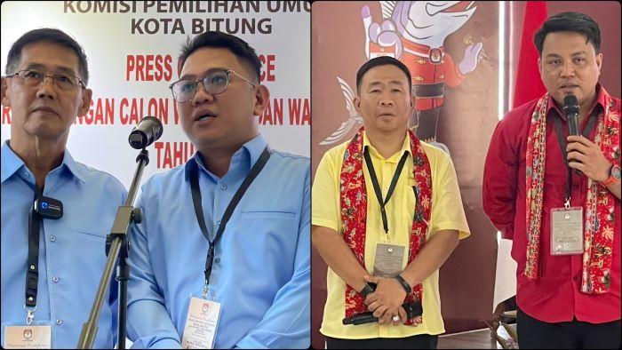 Pilkada Bitung Sulut, Paslon Kepala Daerah GM-Win dan HHRM Tuai Dukungan dari Mantan Caleg