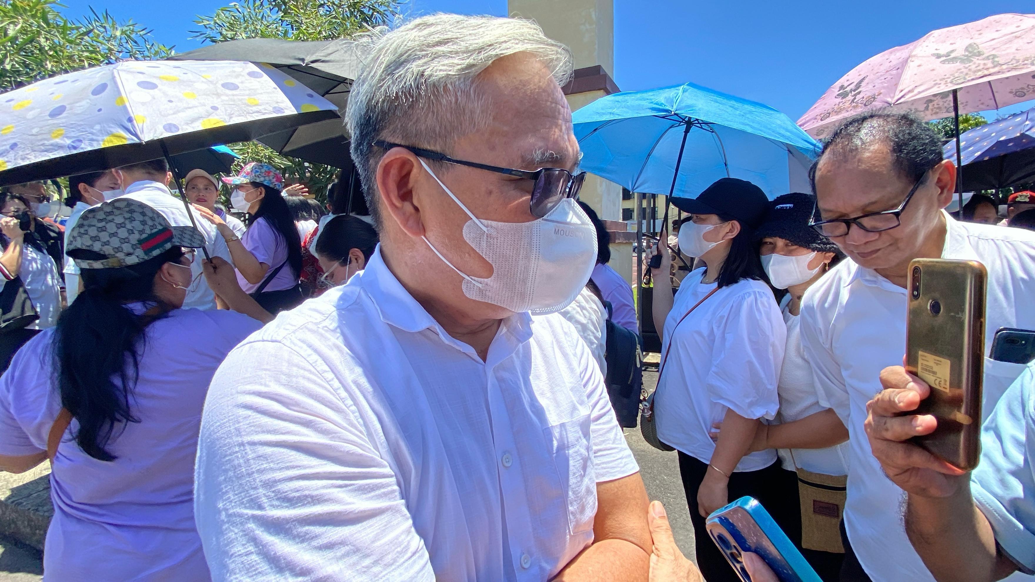 Pjs Ketua Sinode GMIM Pdt Janny Rende Sebut Aksi di Polda Sulut Bukan Demo, Hanya Dukungan Moral