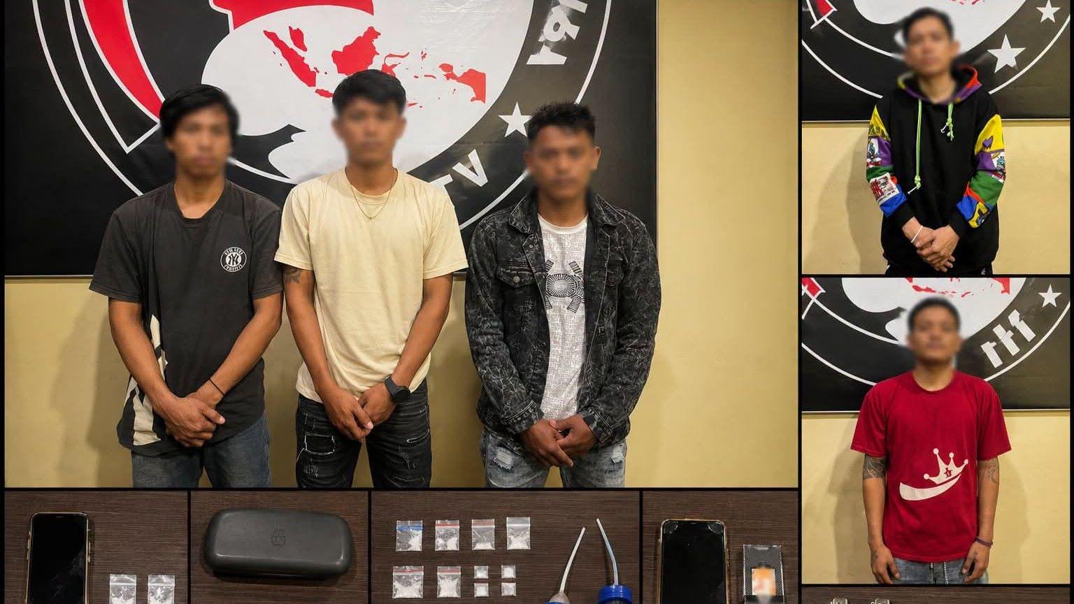 Kronologi Penangkapan 5 Pengedar Narkoba di Boltim, Polisi Sita 10 Paket Sabu - Tribunmanado.co.id
