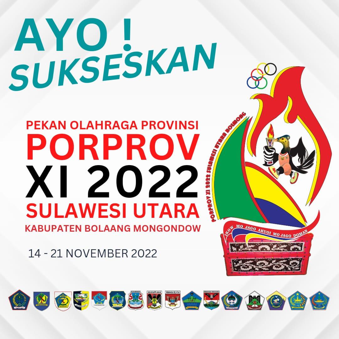 Porprov ke-XI di Bolaang Mongondow Sulawesi Utara, Berikut 32 Lokasi Pelaksanaan Pertandingan