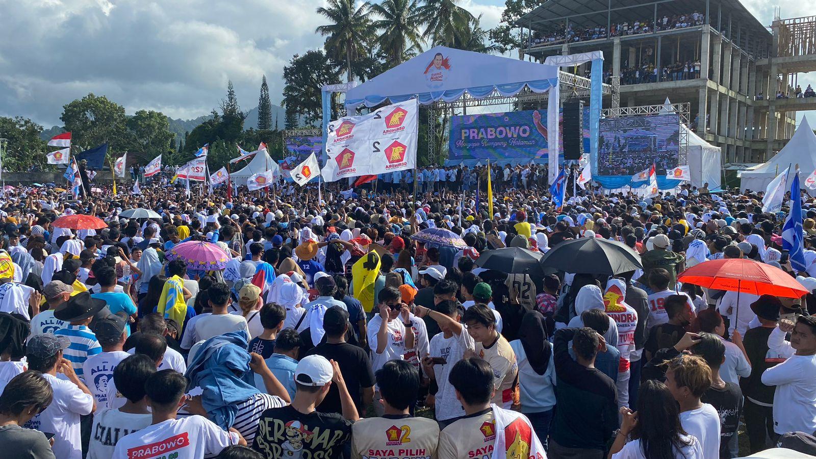 Ini Janji Prabowo Saat Orasi di Langowan Minahasa Sulawesi Utara: Saya Akan Balik Lagi