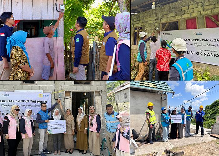 PLN UID Suluttenggo Sambung Listrik Gratis 165 Keluarga di Hari Listrik Nasional ke-80