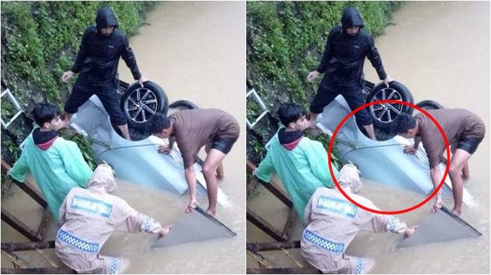 Kecelakaan Maut Tadi Pukul 04.00, 5 Orang Penumpang Tewas, Mobil Tabrak Pohon Lalu Terjun ke Sungai