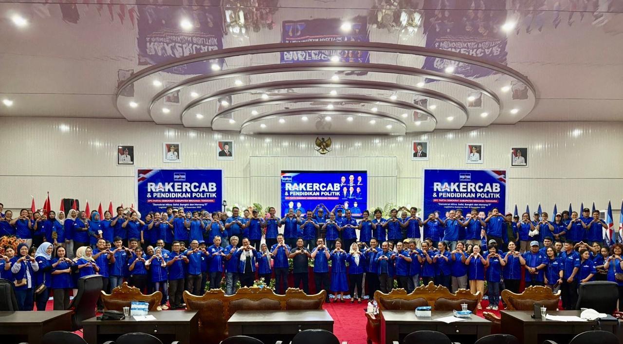 Rakercab Mitra, Demokrat Sulawesi Utara Kian Solid di Bawah Komando Mor Bastiaan