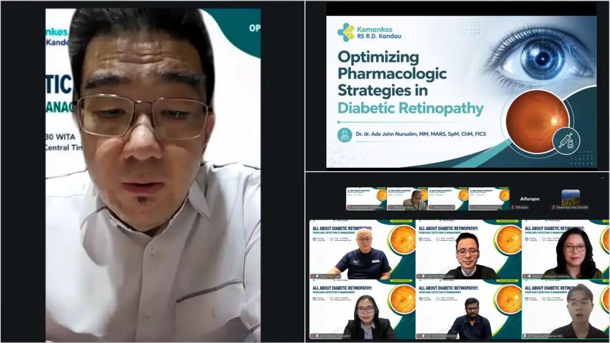 RSUP Prof Kandou Manado Webinar Internasional, Pakar Retina dari 3 Negara Bahas Diabetic Retinopathy - Tribunmanado.co.id