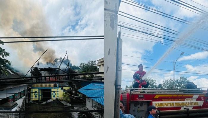 Niat Usir Semut, Rumah Panggung di Kauditan Minut Terbakar, Begini Kronologinya