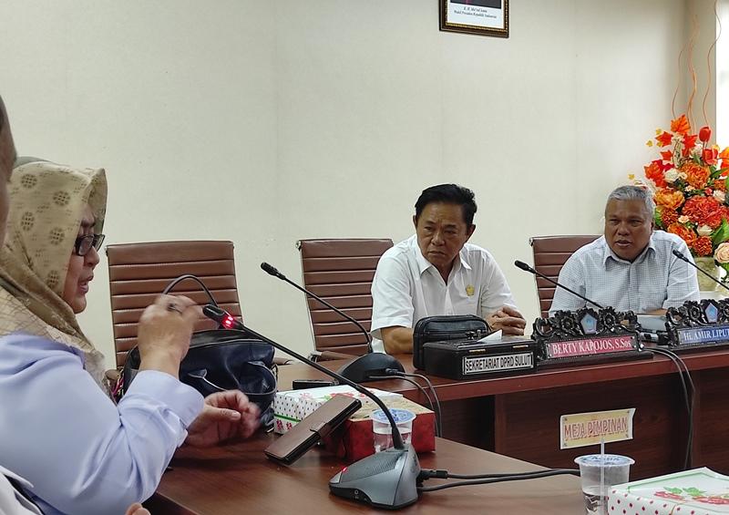 Komisi III DPRD Sulut Hearing BPPW, Pastikan Sarana Relokasi bagi Korban Erupsi Gunung Ruang