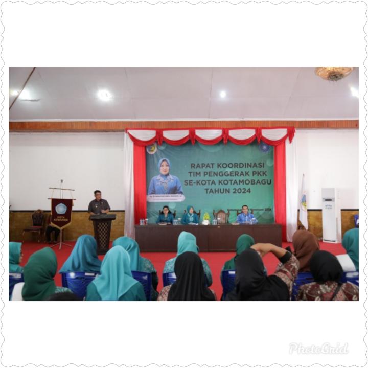 Abdullah Mokoginta Buka Rapat Koordinasi Tim Penggerak PKK 2024 se-Kotamobagu