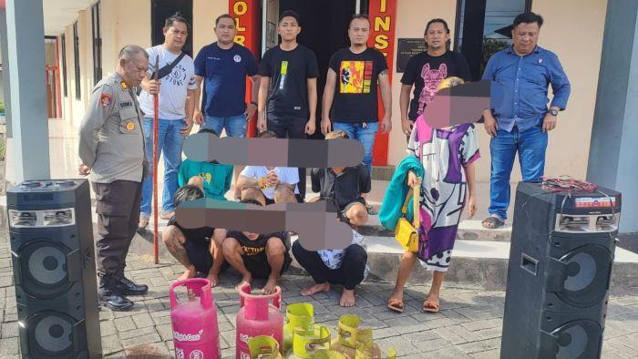 7 Nama Tersangka Kasus Pencurian yang Ditangkap Polres Minsel, Banyak Curi Tabung Gas