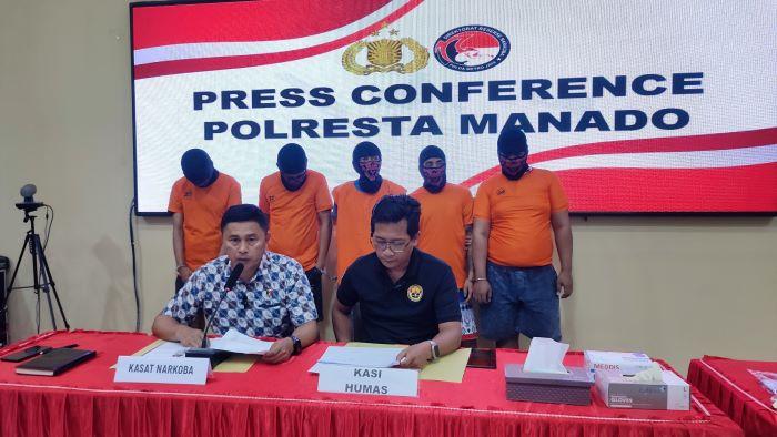 Satresnarkoba Polresta Manado Sita 499.312 Liter Miras Ilegal Selama 7 Bulan, Para Pelaku Ditangkap