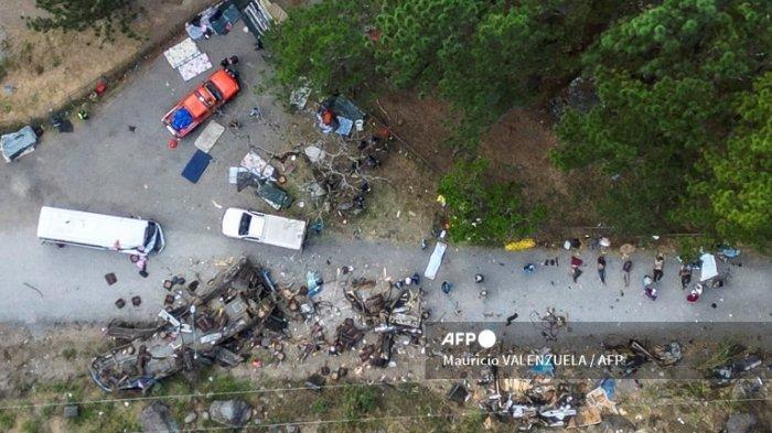 Kecelakaan Maut Tragis, 39 Orang Tewas, Bus Tabrak Bus Lain Lalu Terjatuh dari Tebing