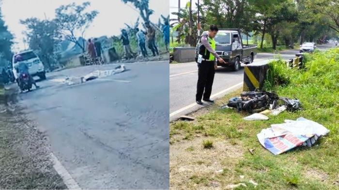Kecelakaan Maut Pukul 08.15 WIB, Seorang Pemotor Tewas Seketika, Ngebut saat Nyalip Lalu Tabrak Truk