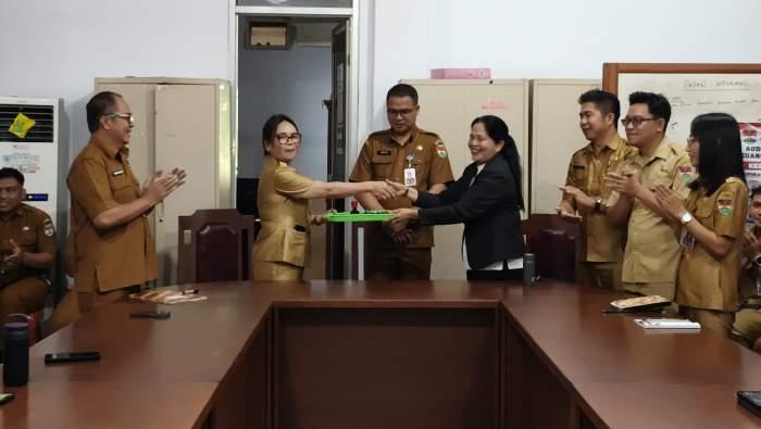 Sertijab Kepala Inspektorat Mitra, Sekda David Lalandos Ingatkan Soal Integritas