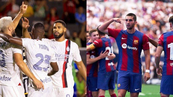 Link Live Streaming AC Milan Vs Barcelona, Klik Sini untuk Tonton Gratis di Hp Laga Pramusim
