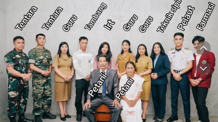 Sosok Petani yang Berhasil Sekolahkan 10 Anaknya Jadi Orang Sukses, Dulu Diejek, Kini Mandi Pujian