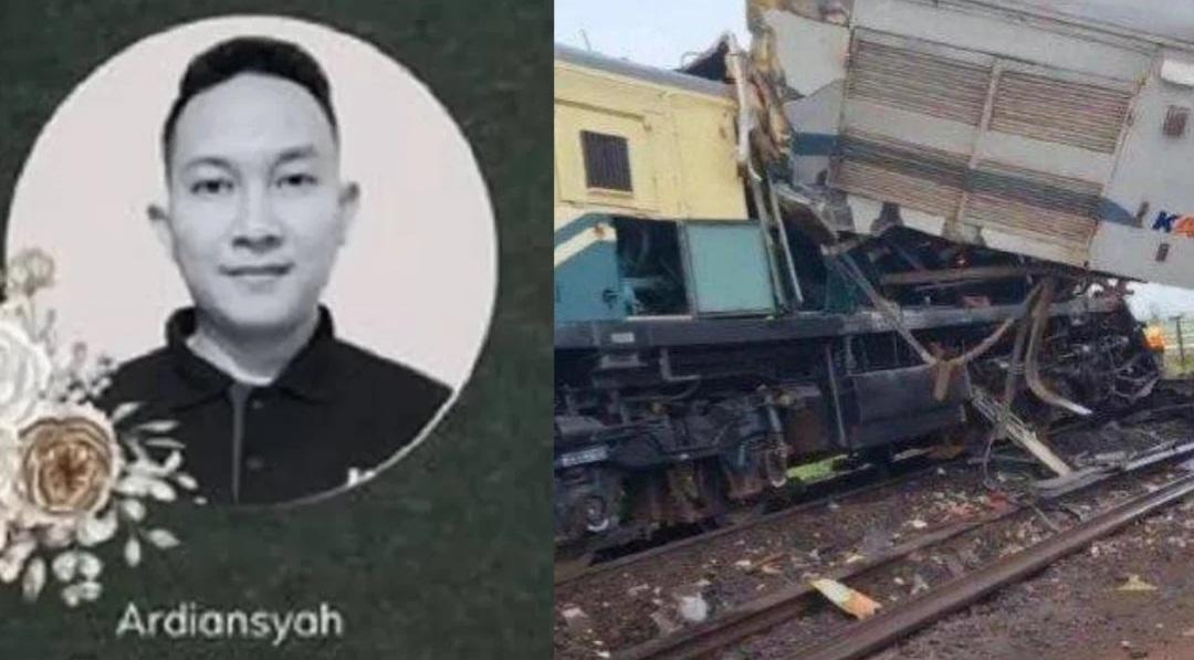 Sosok Ardiansyah, Pramugara Korban Tewas Tabrakan Kereta Api Kemarin, Sebelumnya Tunjukkan Hal Aneh