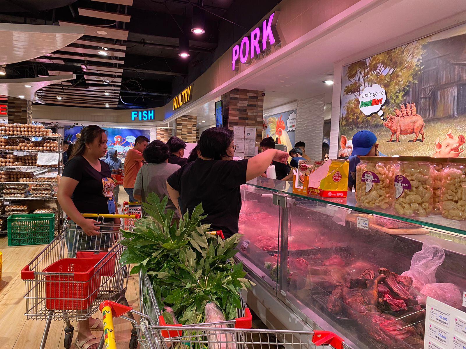 Update Harga Bahan Pokok di Pasar Swalayan Manado Sulawesi Utara Jelang Hari Raya Idul Fitri