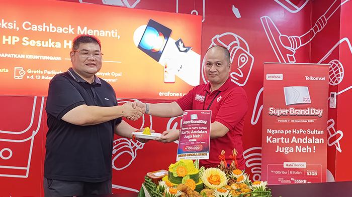 Telkomsel Super Brand Day Bersama Erafone, Paket Halo+ Harga Spesial Bonus Kuota hingga 53 GB