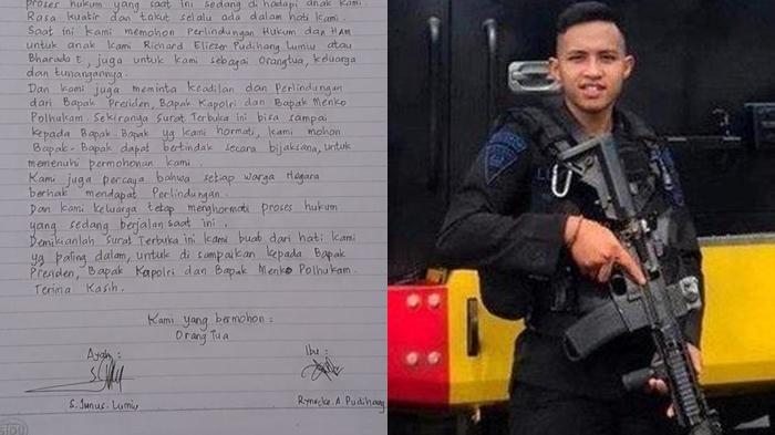 Orang Tua Bharada E Kirim Surat Terbuka ke Presiden Jokowi, Putus Asa dan Minta Perlindungan