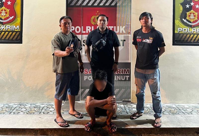 Jenguk Orang Sakit di RS, HP Warga Minut Ini Dicuri Sesama Pengunjung, Pelaku Ditangkap Polisi