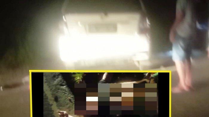 Kecelakaan Maut Tadi Malam, Pemotor Tewas Seketika, Motor Korban Tabrakan dengan Mobil Innova
