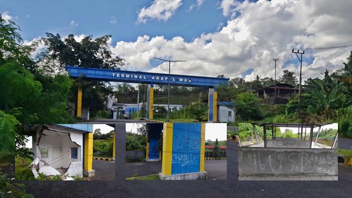 Kondisi Terminal Liwas Manado Sulut Sekarang Memprihatinkan, Beberapa Bagian Tampak Rusak