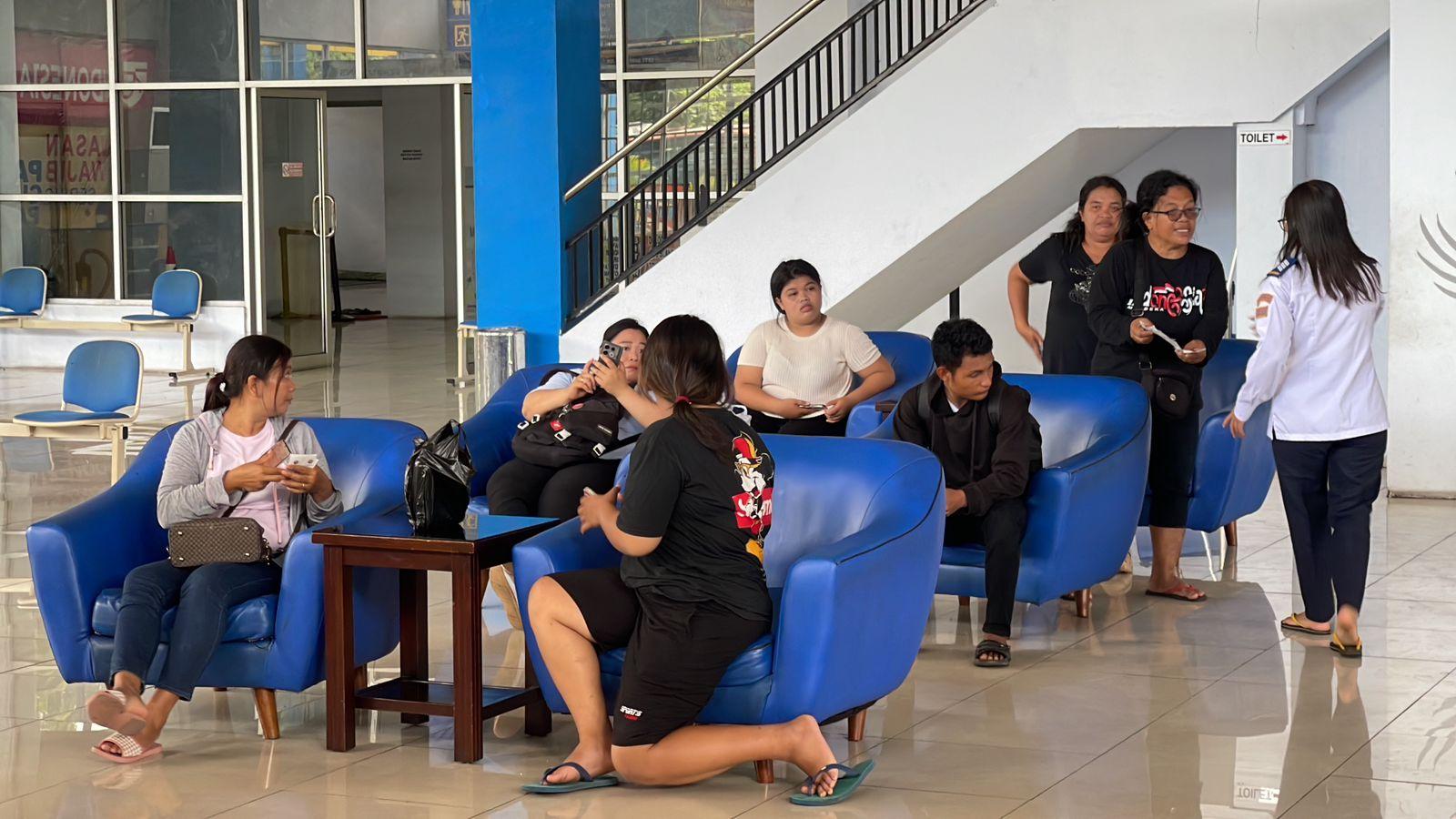 Arus Mudik Nataru di Terminal Tipe A Tangkoko Bitung Sulut, Lebih Banyak Tahun Sebelumnya