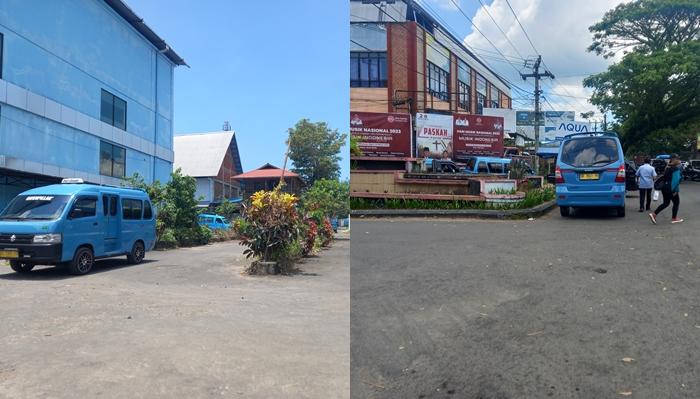 Warga Keluhkan Parkir Liar di Persimpangan Bundaran Masuk Pasar Airmadidi Minut