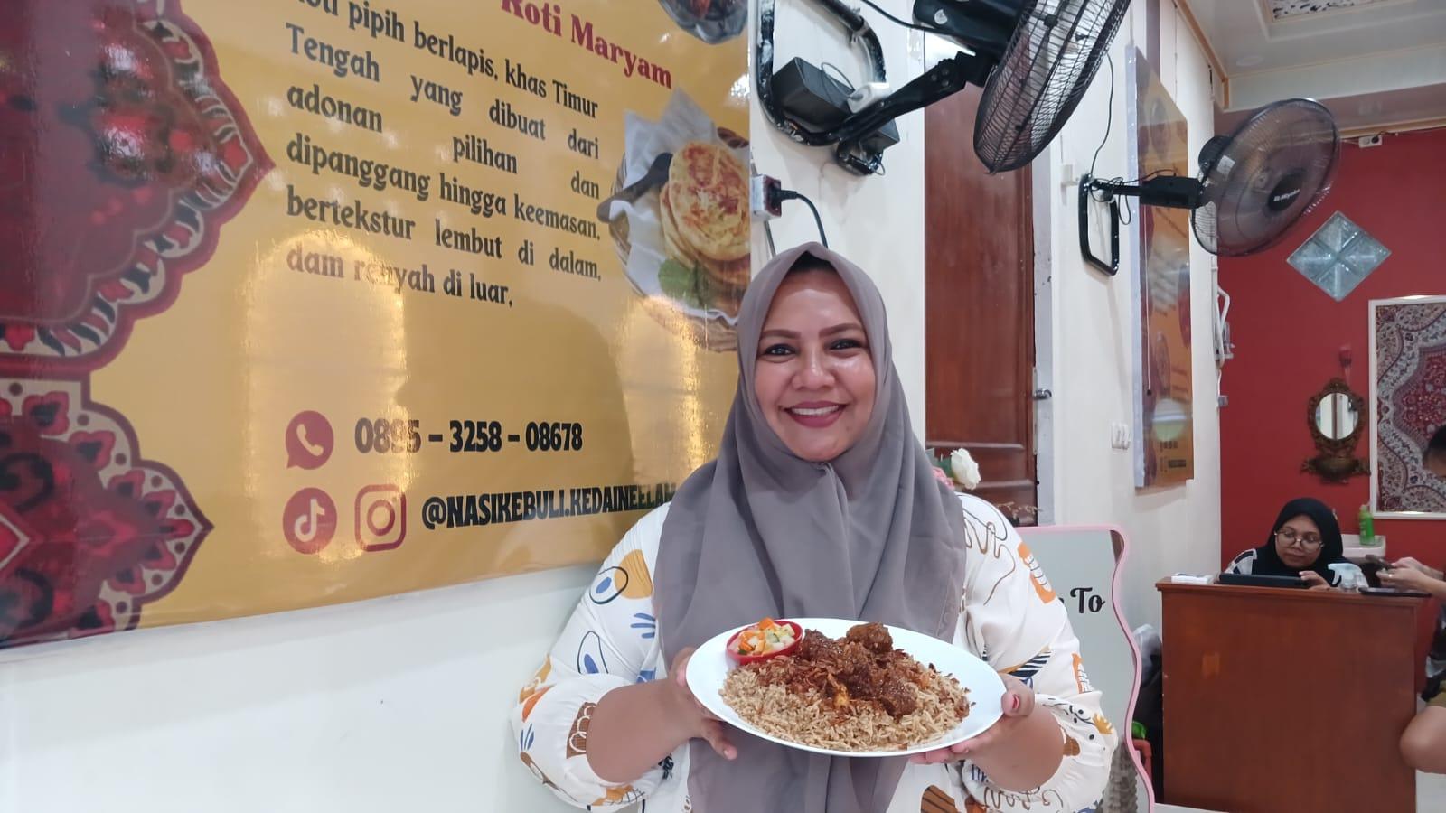 UMKM Nasi Kebuli Kedai Neelam di Kampung Arab Manado Andalkan Nasi Kebuli Kambing Bakar Madu - Tribunmanado.co.id