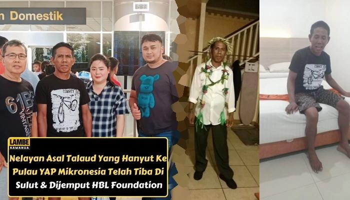 Viral Nelayan Talaud yang Terdampar di Pulau Yap Wilayah Samudra Pasifik Pulang ke Tanah Air