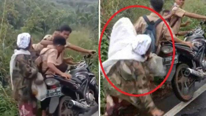 Viral Video Nenek Ditendang Pelajar SMA di Sumut, Buat Warganet Geram, Pelaku Ditangkap