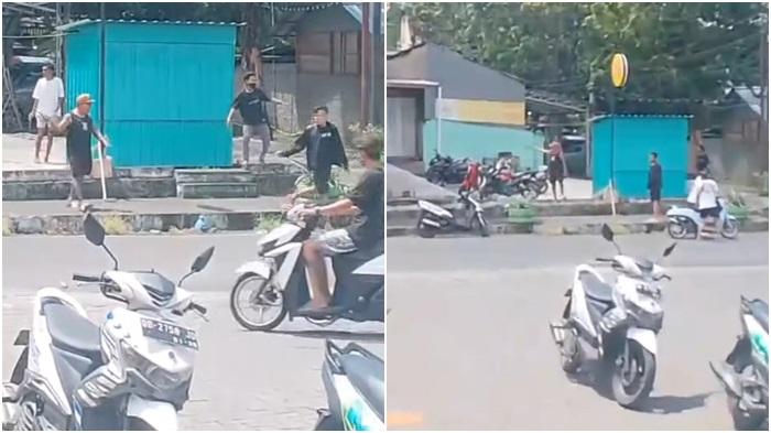 Viral Video 2 Kelompok Pemuda Bawa Sajam dan Panah Wayer di Bitung Sulawesi Utara, Ini Kata Polisi