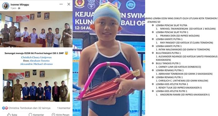 Viral Atlet Renang Batal Jadi Wakil Tomohon di O2SN Sulawesi Utara, Sebelumnya Lolos Kualifikasi