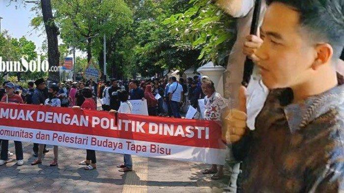 Momen Gibran Datangi Pendemo 'Politik Dinasti', Saat Ditanya Tak Tahu Apa yang di Demo