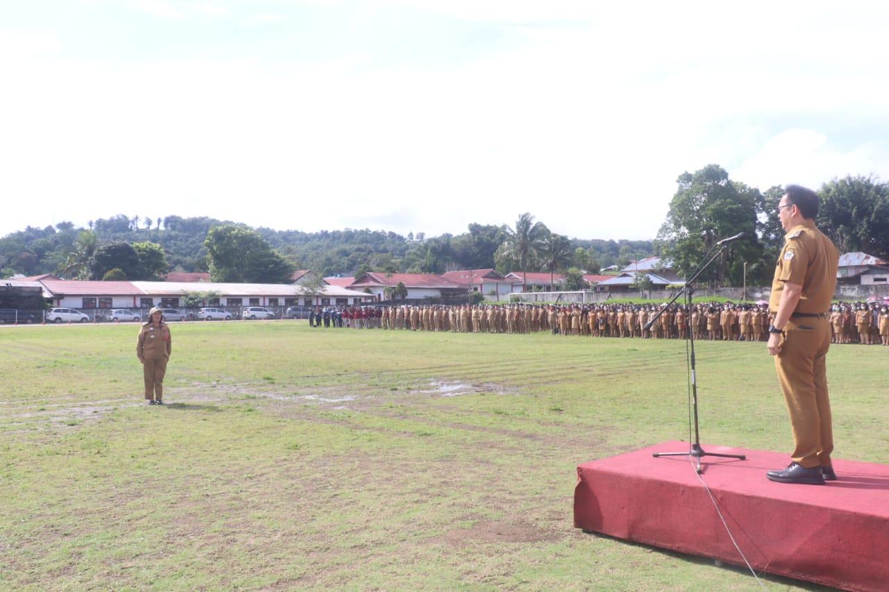 Caroll Senduk Ingatkan PNS Pemkot Tomohon Sulawesi Utara Kerja Sesuai Tupoksi