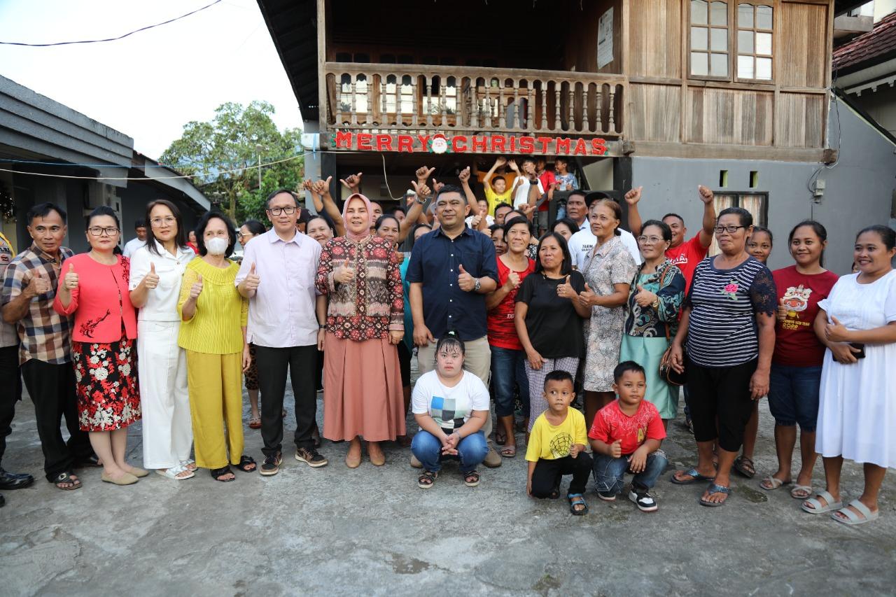 Wali Kota dan Forkopimda Kotamobagu Sulawesi Utara Safari Natal ke Pejabat dan Tokoh Masyarakat
