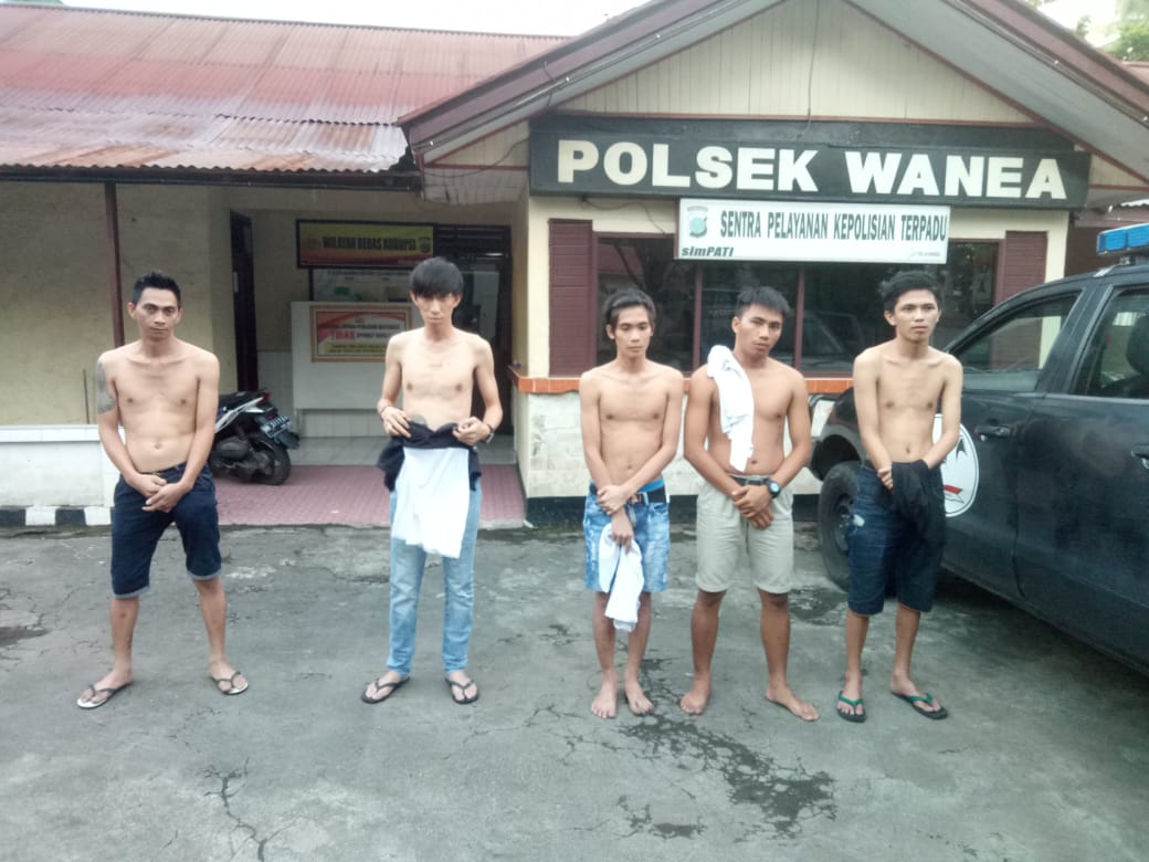 Lima Pemuda Pembuat Keributan Diangkut Tim Paniki