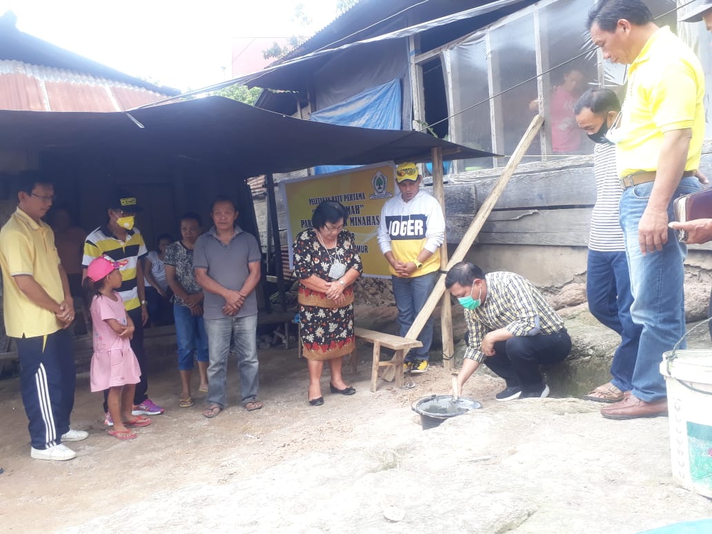 Kepala Desa Karor Apresiasi Bantuan Bedah Rumah Dari DPD Partai Golkar