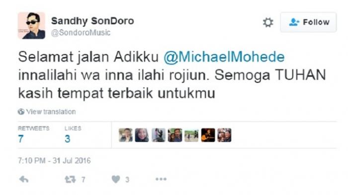 Addie MS: Suara Emas Mike Mohede Tetap Melekat di Hatiku