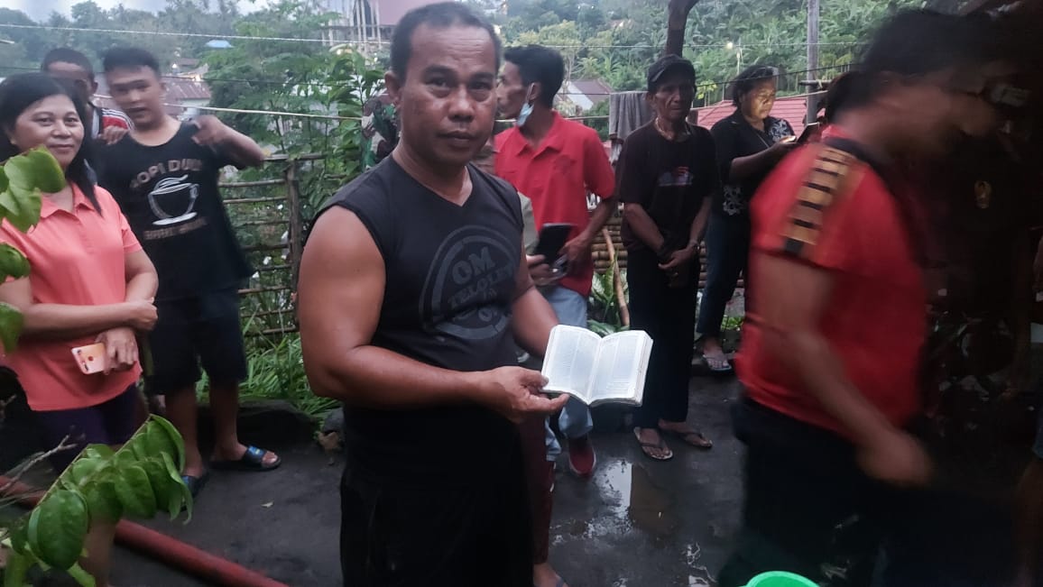 Kebakaran di Madidir Unet Bitung, Warga Gempar Alkitab Masih Utuh