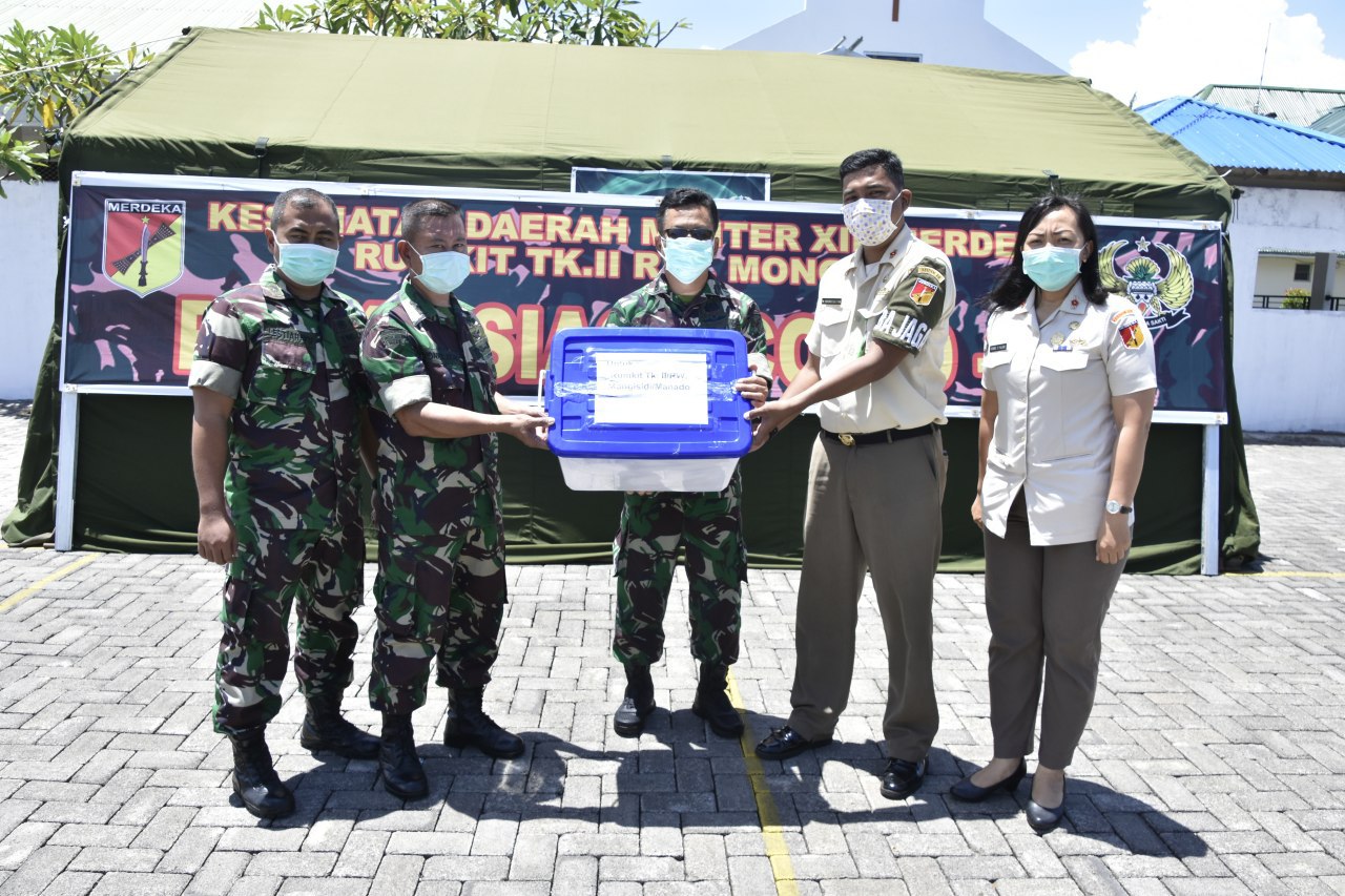 Rincian APD Yang Diterima RS Robert Wolter Mongisidi dari Pusat Kesehatan Angkatan Darat