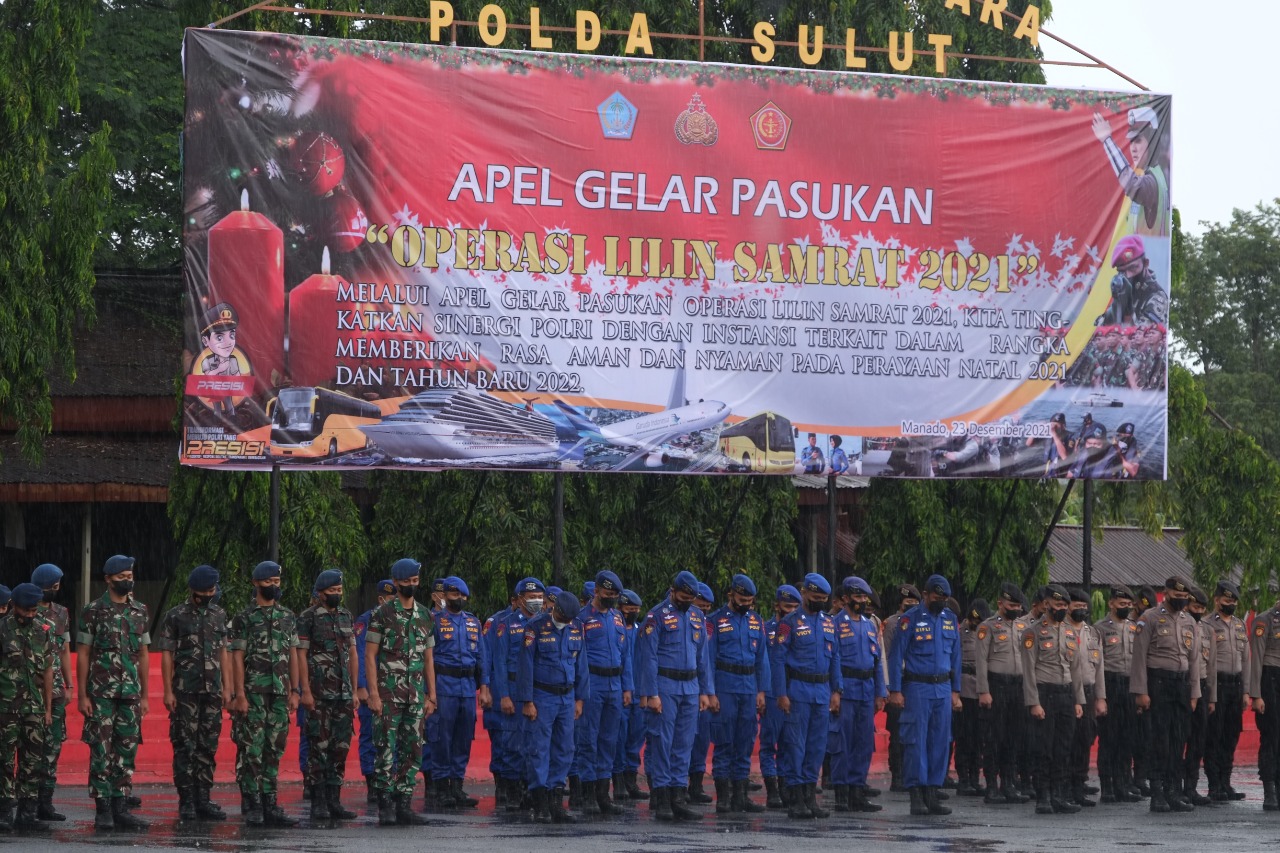 Polda Sulut Siapkan Pasukan Amankan Nataru Dalam Ops Lilin Dari 24 Desember 2021 Hingga Januari 2022