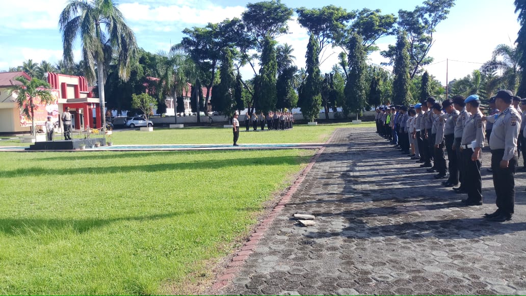 Apel Perdana, Kapolres Minsel: Optimalkan Pelayanan Masyarakat