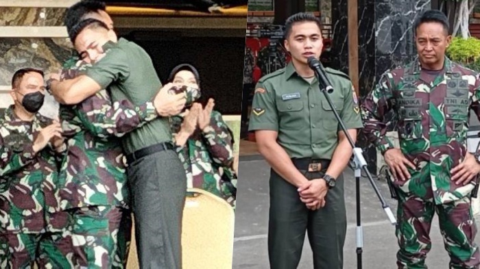 Kisah Aprilia Manganang Peluk Erat Andika Perkasa Sambil Menangis, Berterima Kasih Beri Nama Baru